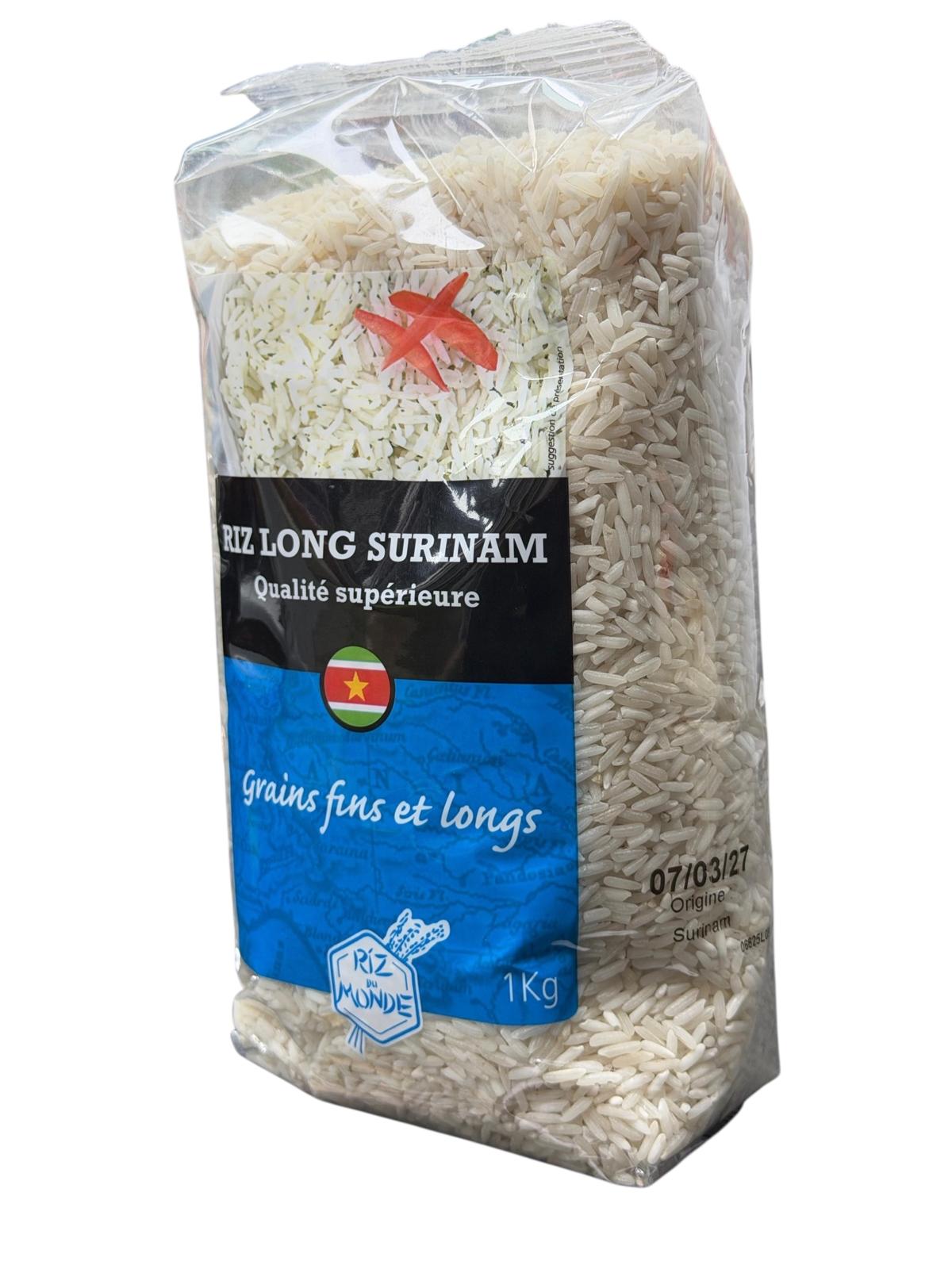 RIZ LONG PARFUME SURINAM RIZ DU MONDE 1KG2