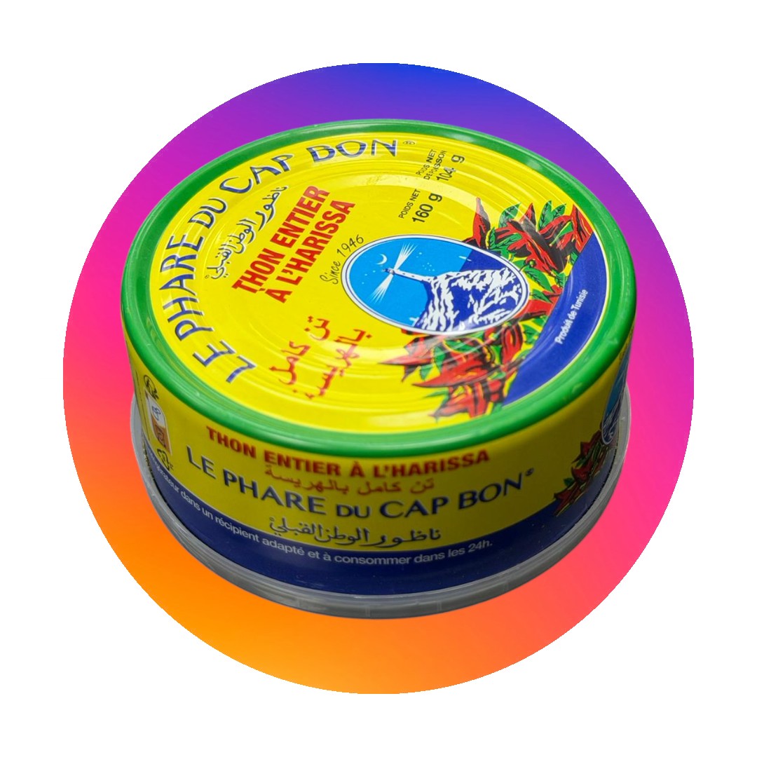 Thon entier à l\'harissa 160g