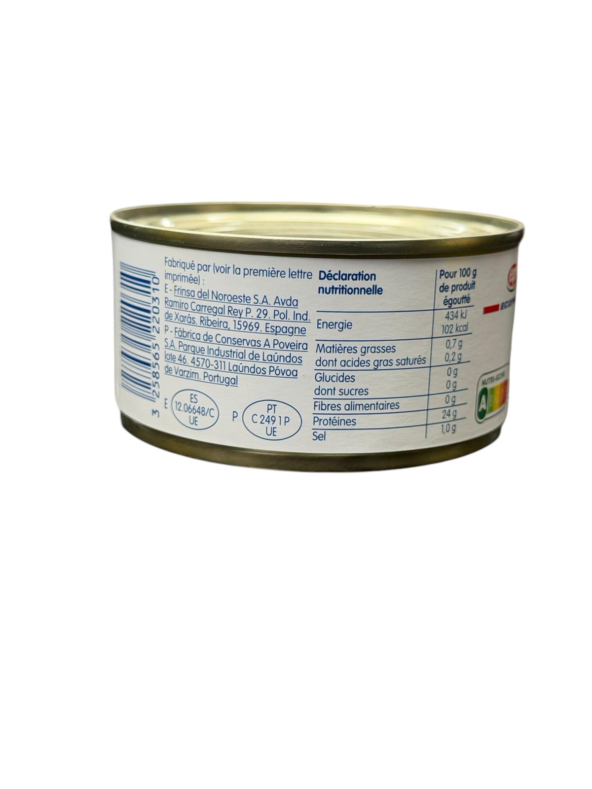 EP MORCEAU DE THON AU NATUREL 185G2