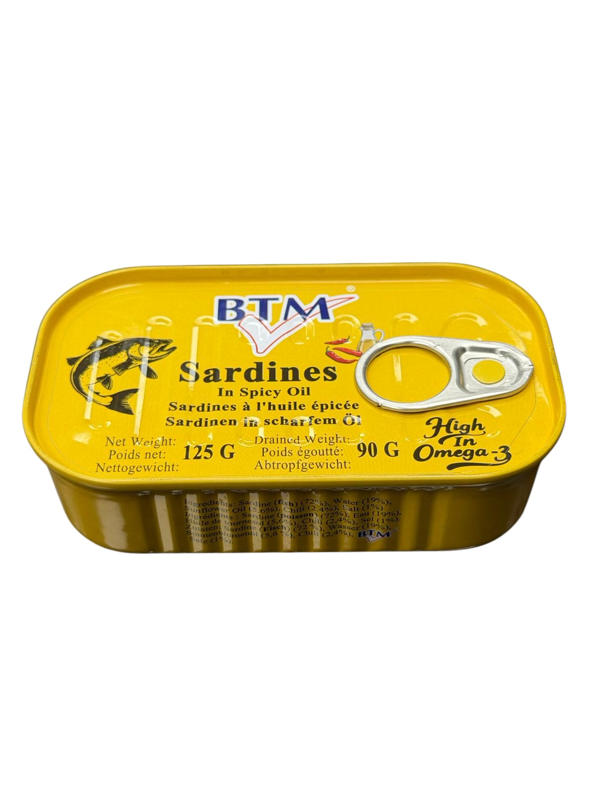 BTM SARDINE A LHUILE PIMENTE 125G2