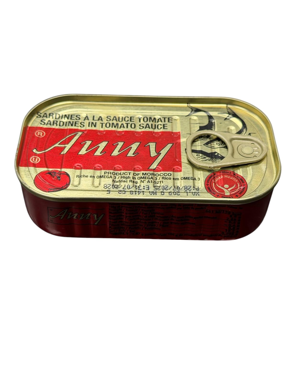 ANNY SARDINES A LA SAUCE TOMATES 125G1