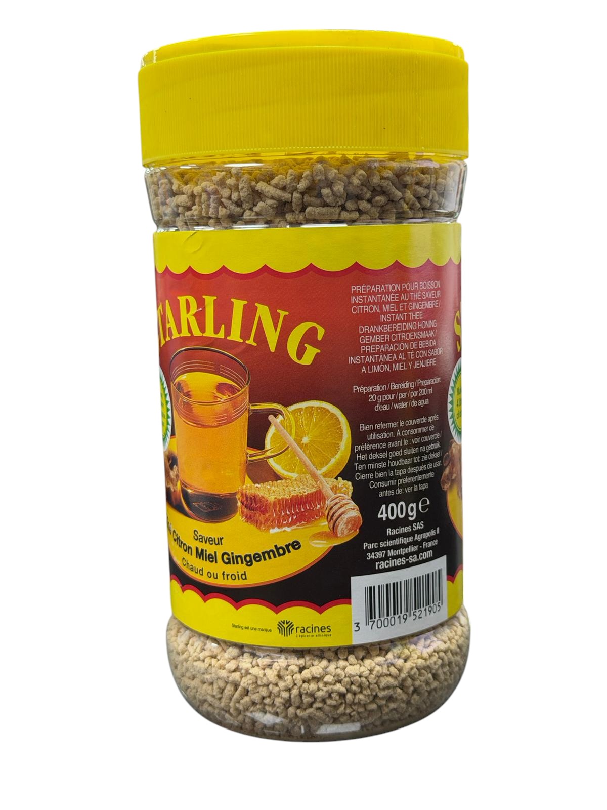 STARLING GINGEMBRE MIEL CITRON 400G