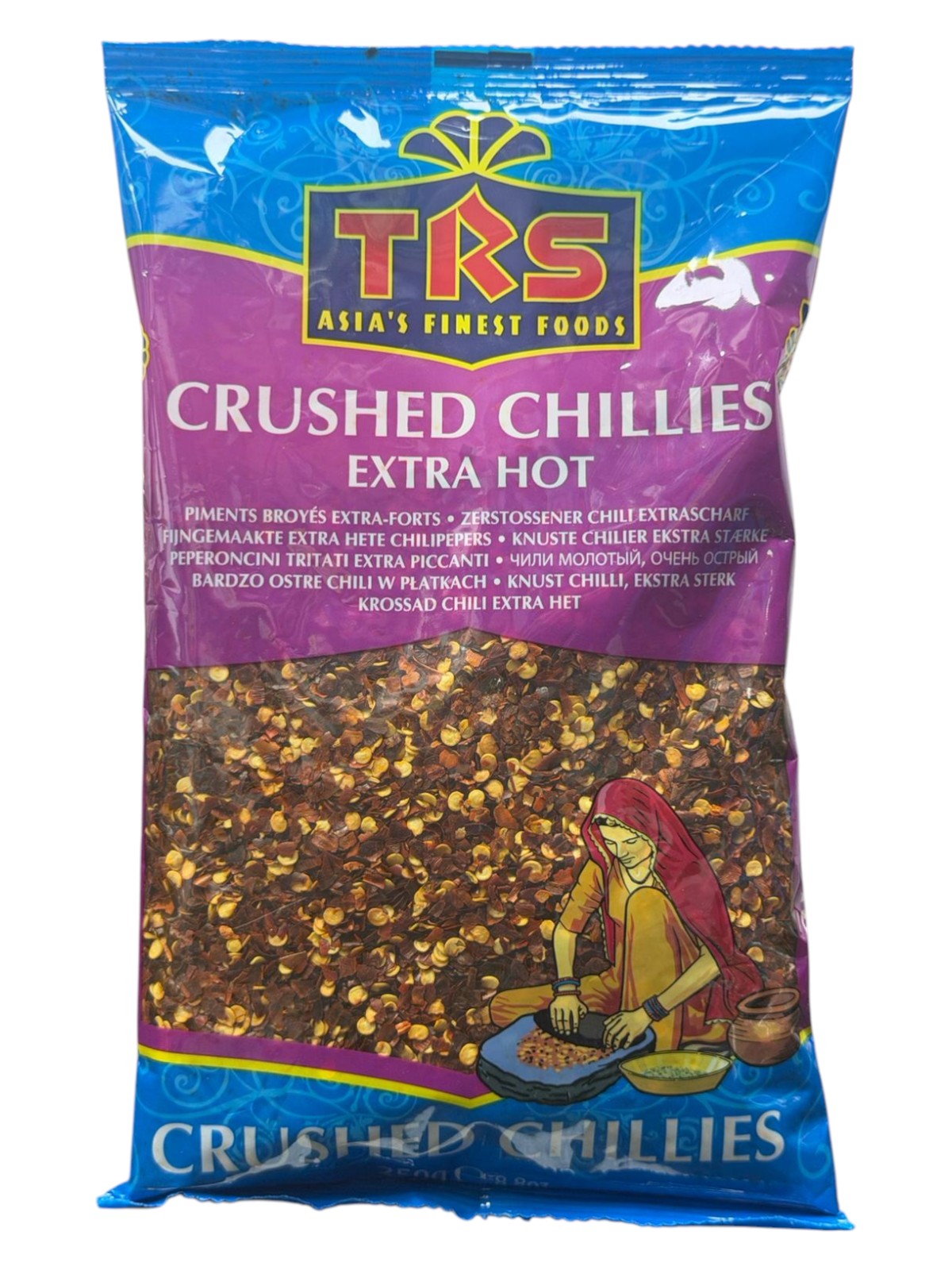 Crushed chillies extra hot 250g TRS