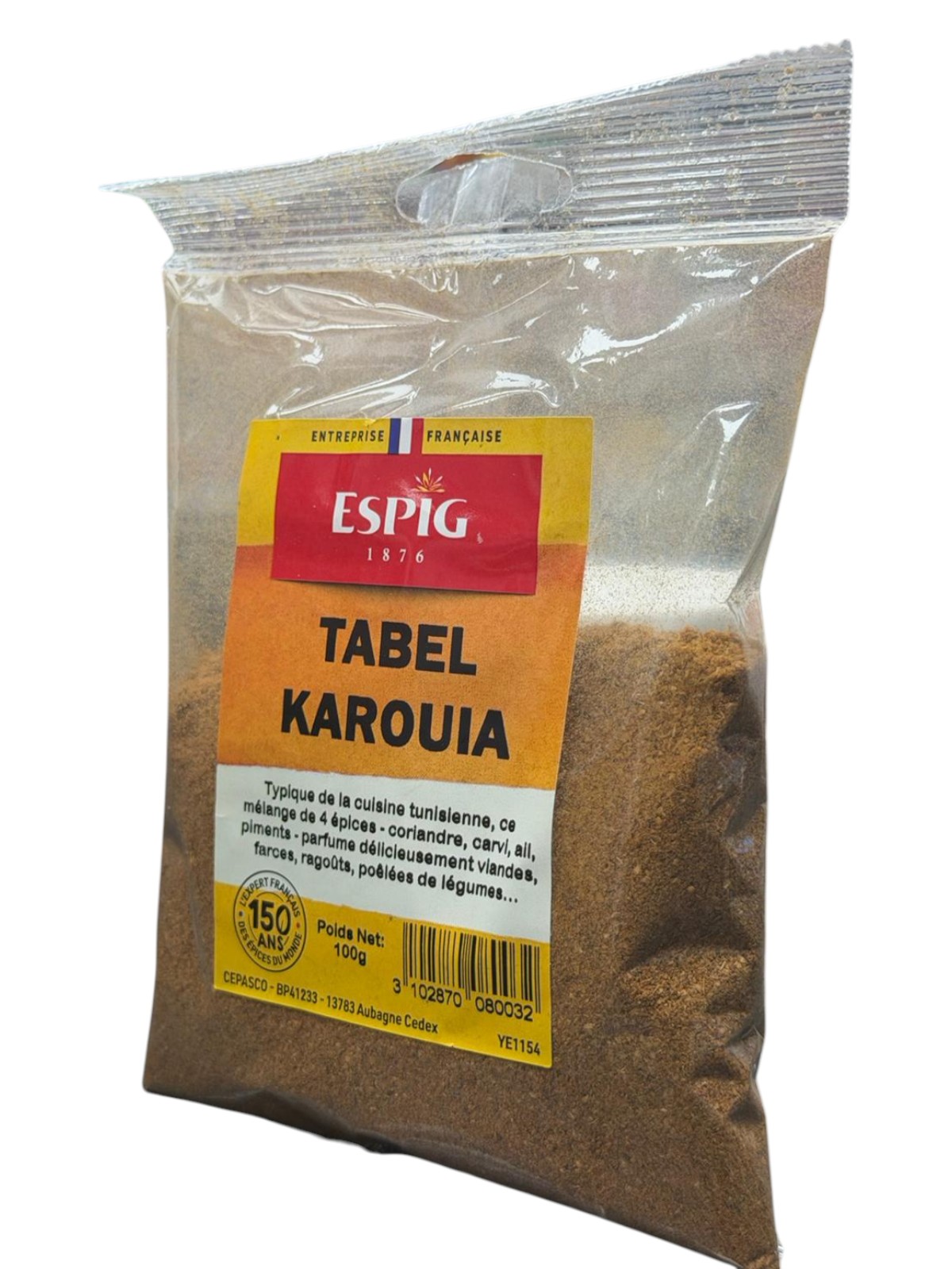 TABEL KAROUIA 100G1
