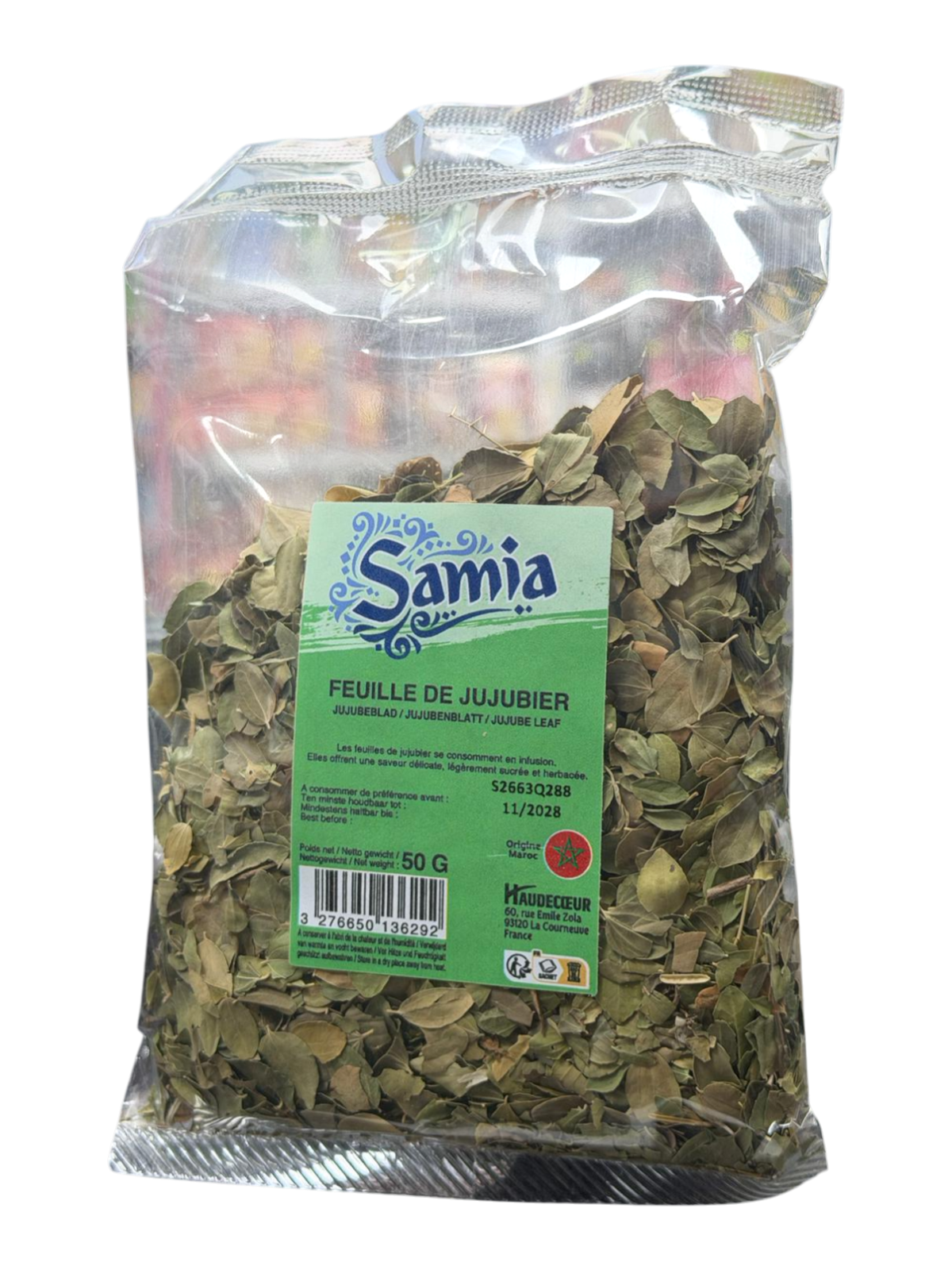 FEUILLES DE JUJUBIER 50G SAMIA