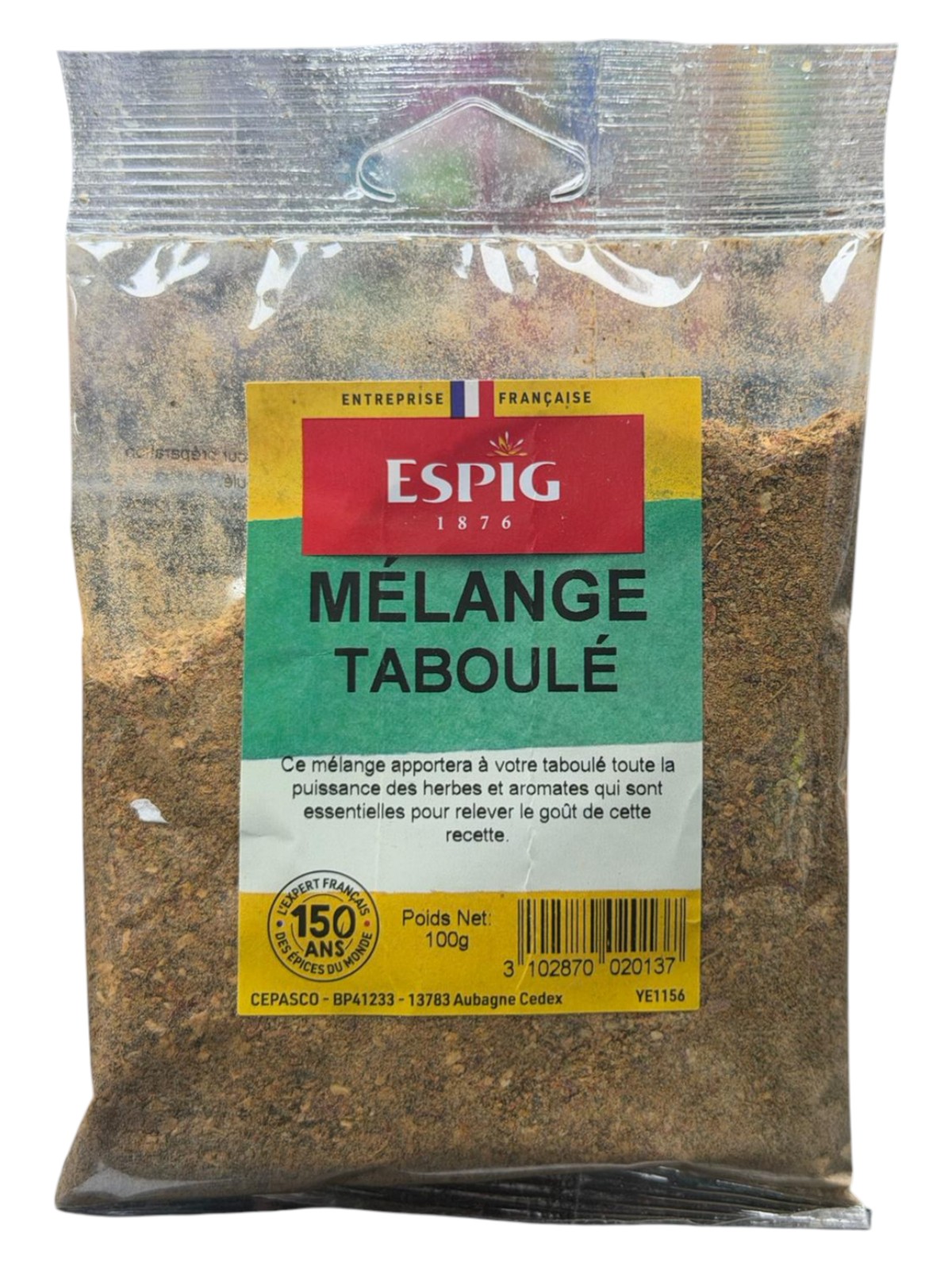 Mélange taboulé 100g espig
