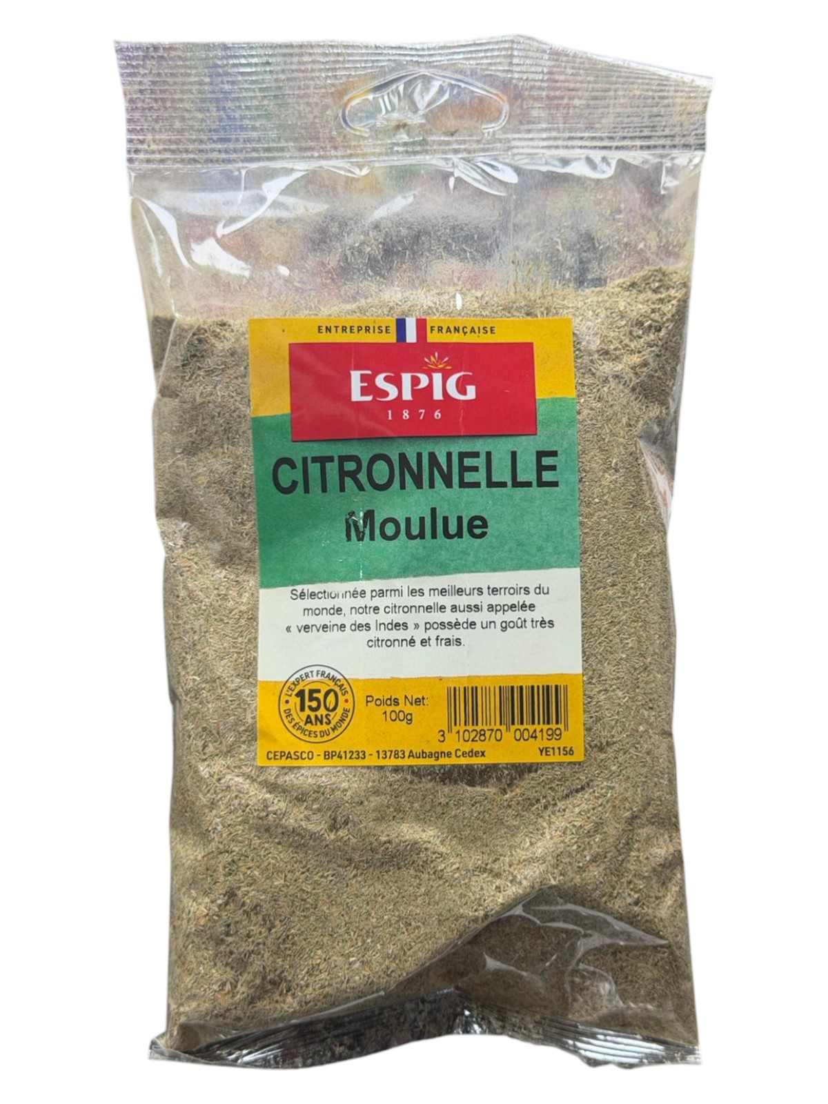 Citronnelle moulue 100g Espig