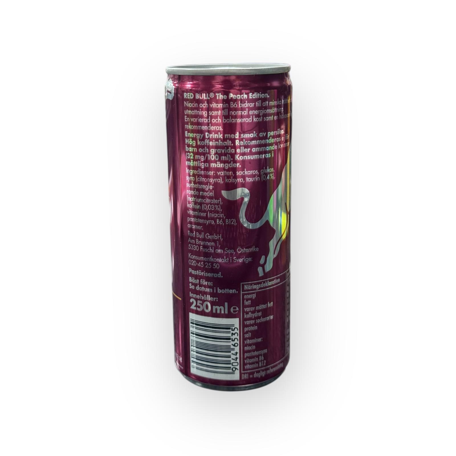 Redbull peach 250ml