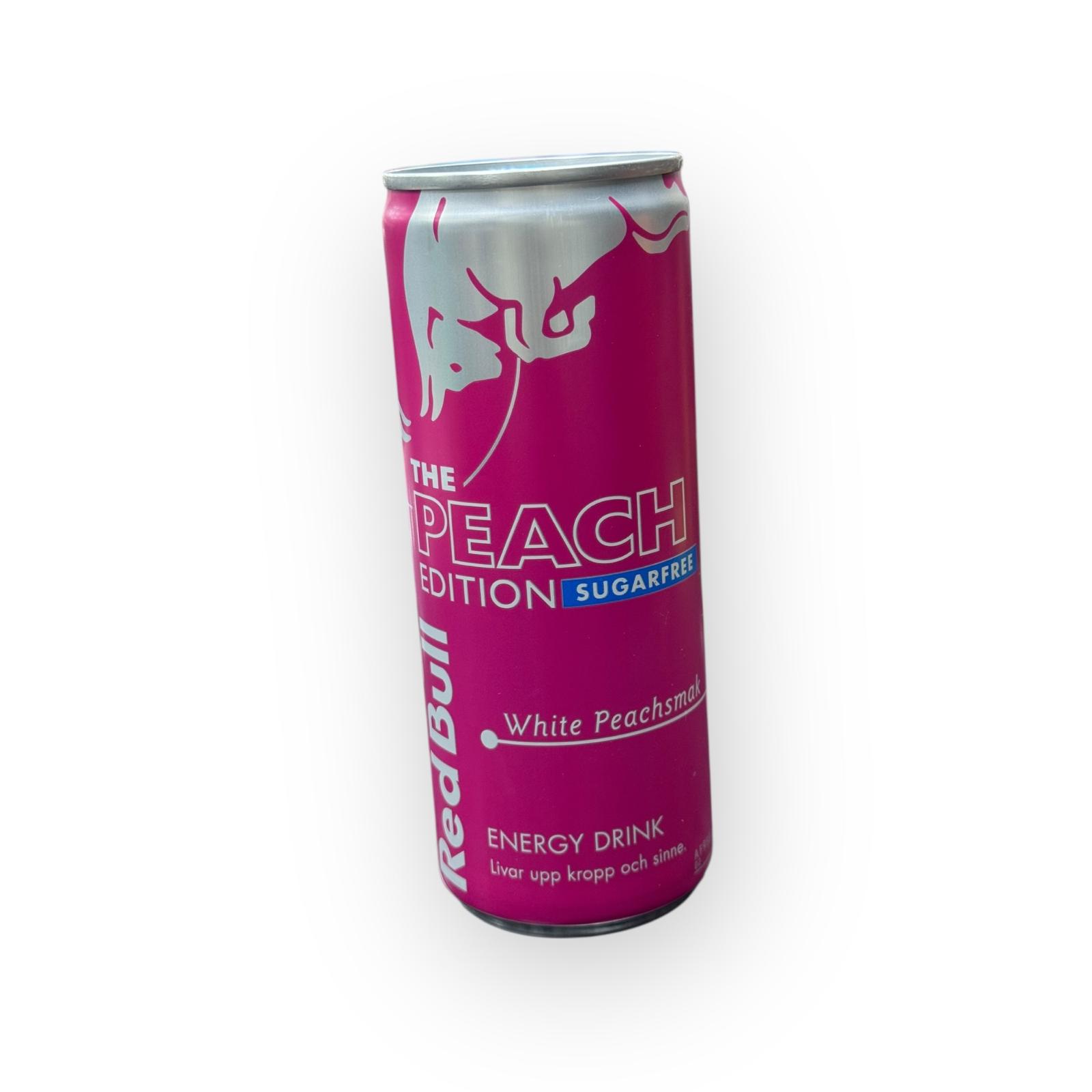 Red Bull The Pink edition 250ml white peachsmak sans sucre