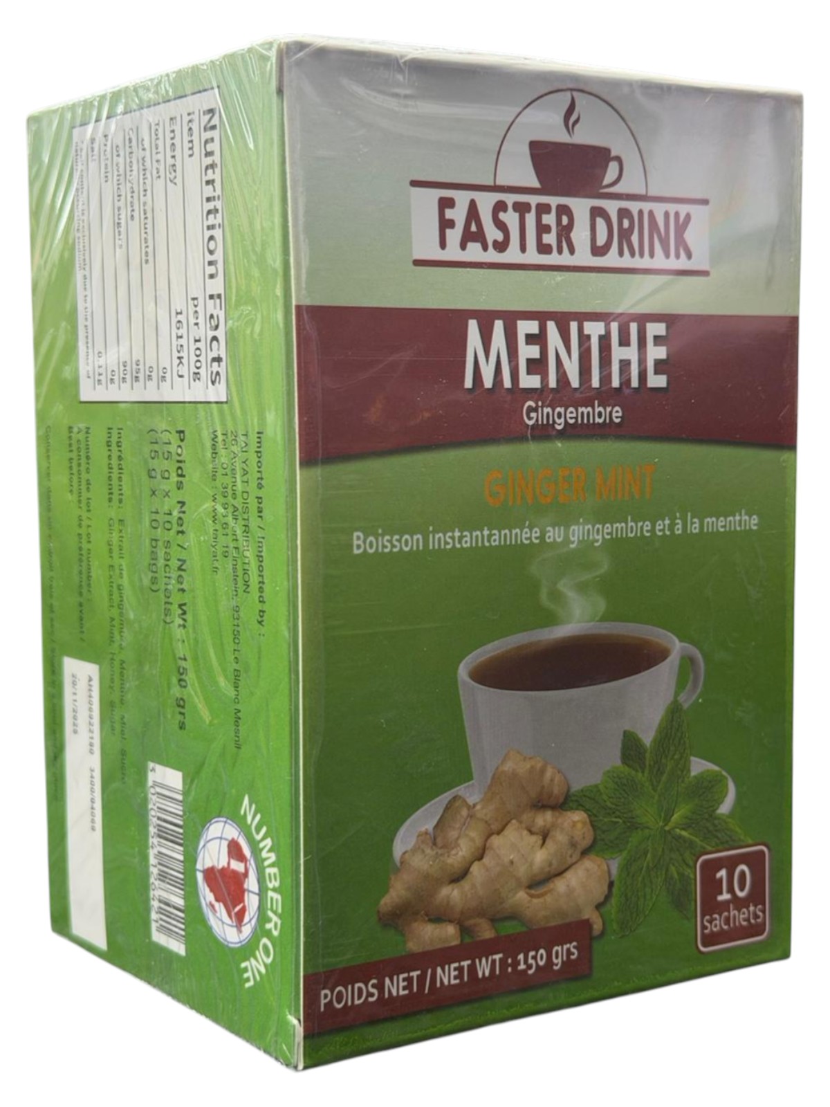 FASTER DRINK MENTHE GINGEMBRE 150G1