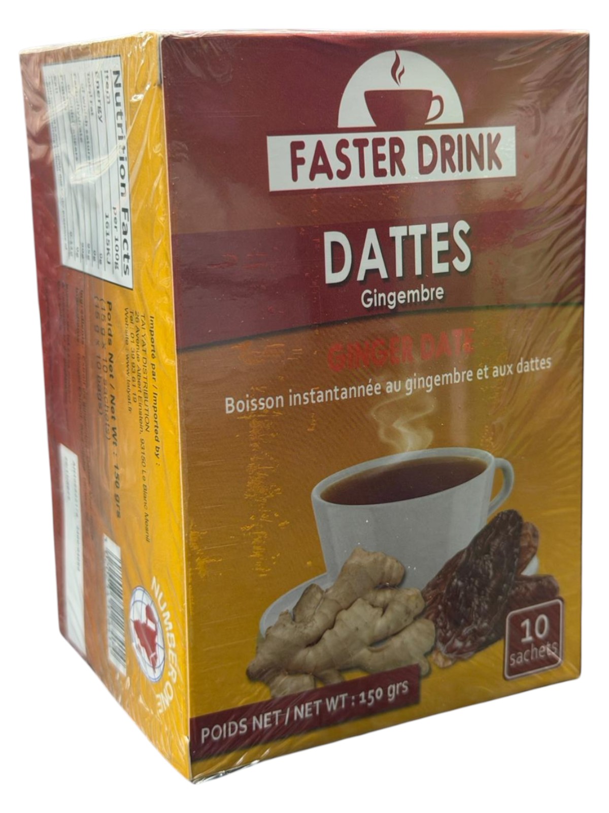 FASTER DRINK DATTES GINGEMBRE 150G1
