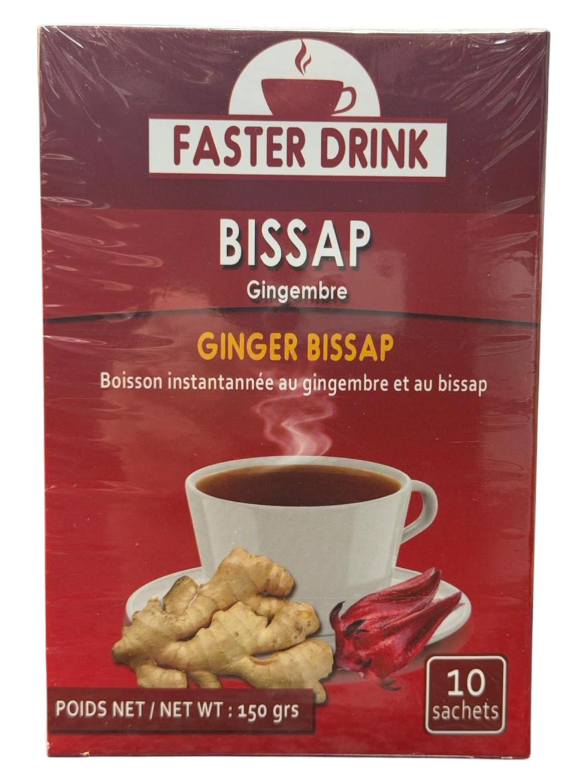 FASTER DRINK BISSAP GINGEMBRE 150G