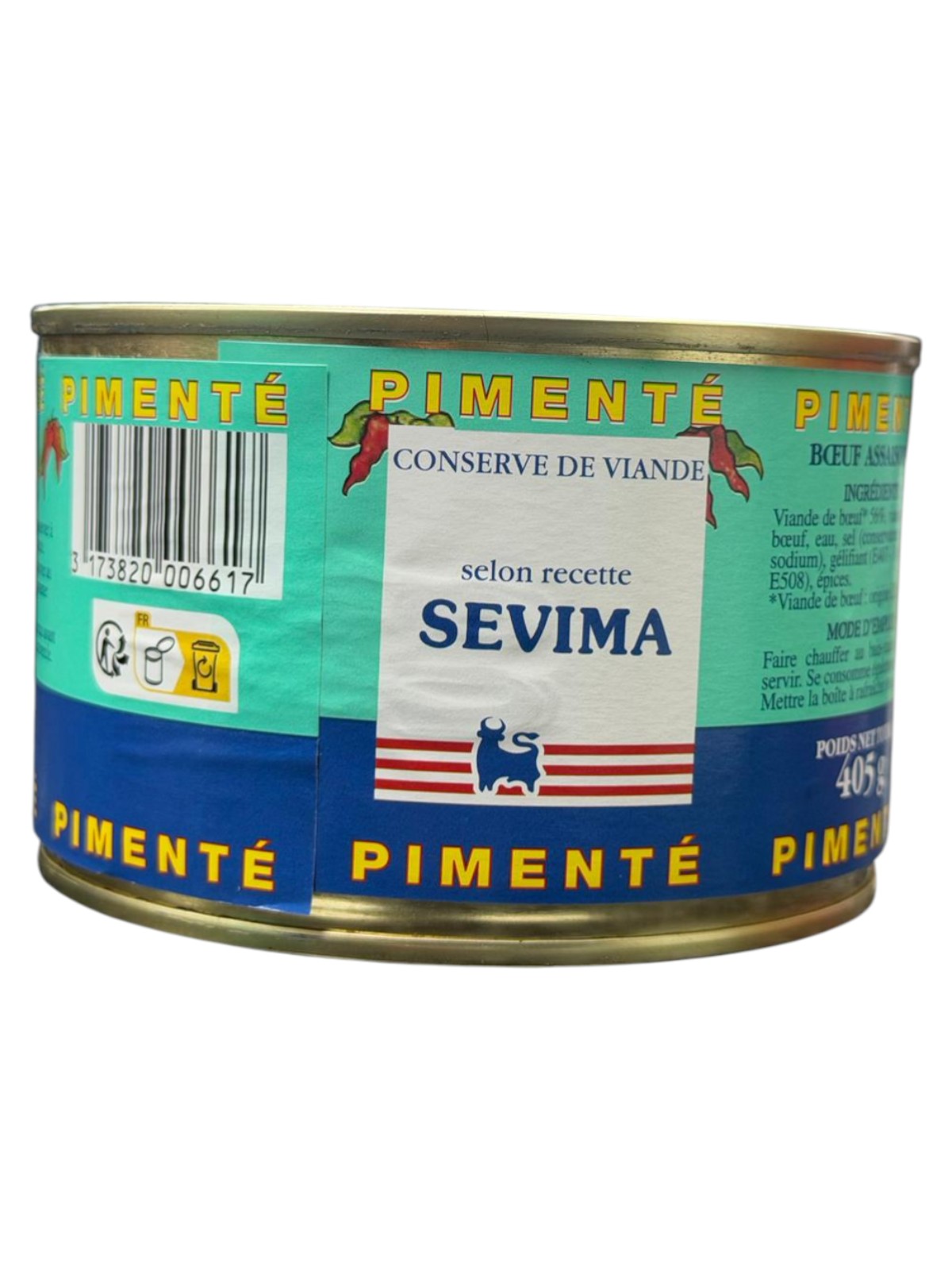 BOEUF ASSAISONNE SEVIMA 405G PIMENTE1