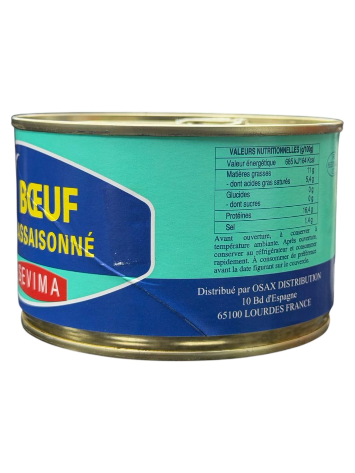 BOEUF ASSAISONNE SEVIMA 405G