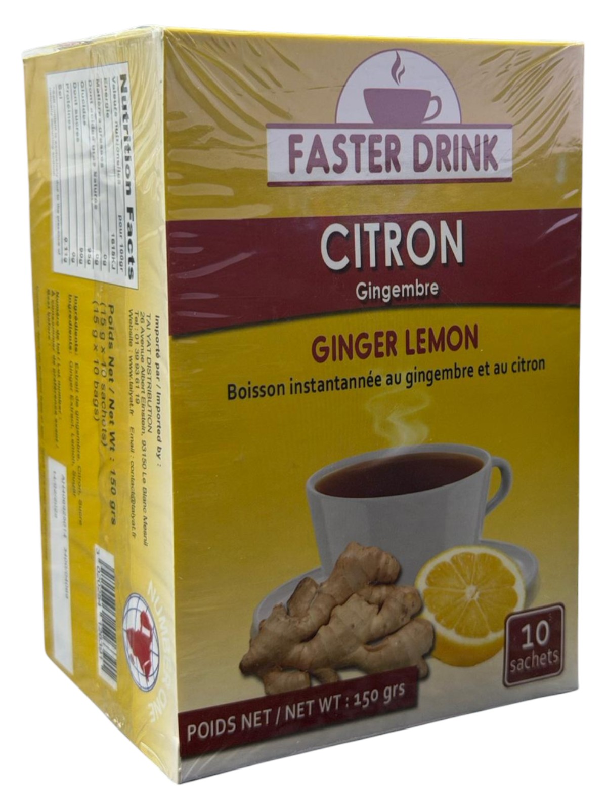 FASTER DRINK CITRON 150G