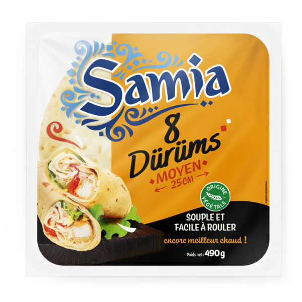 Dürüm petit 8x25cm 490 g Samia