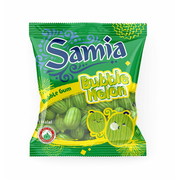 Bonbon bubble melon halal 90 g Samia