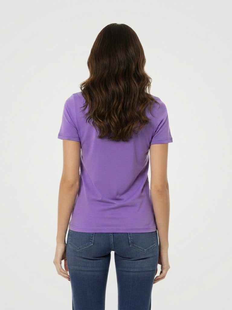 T-shirt BALDININI Violet Dos