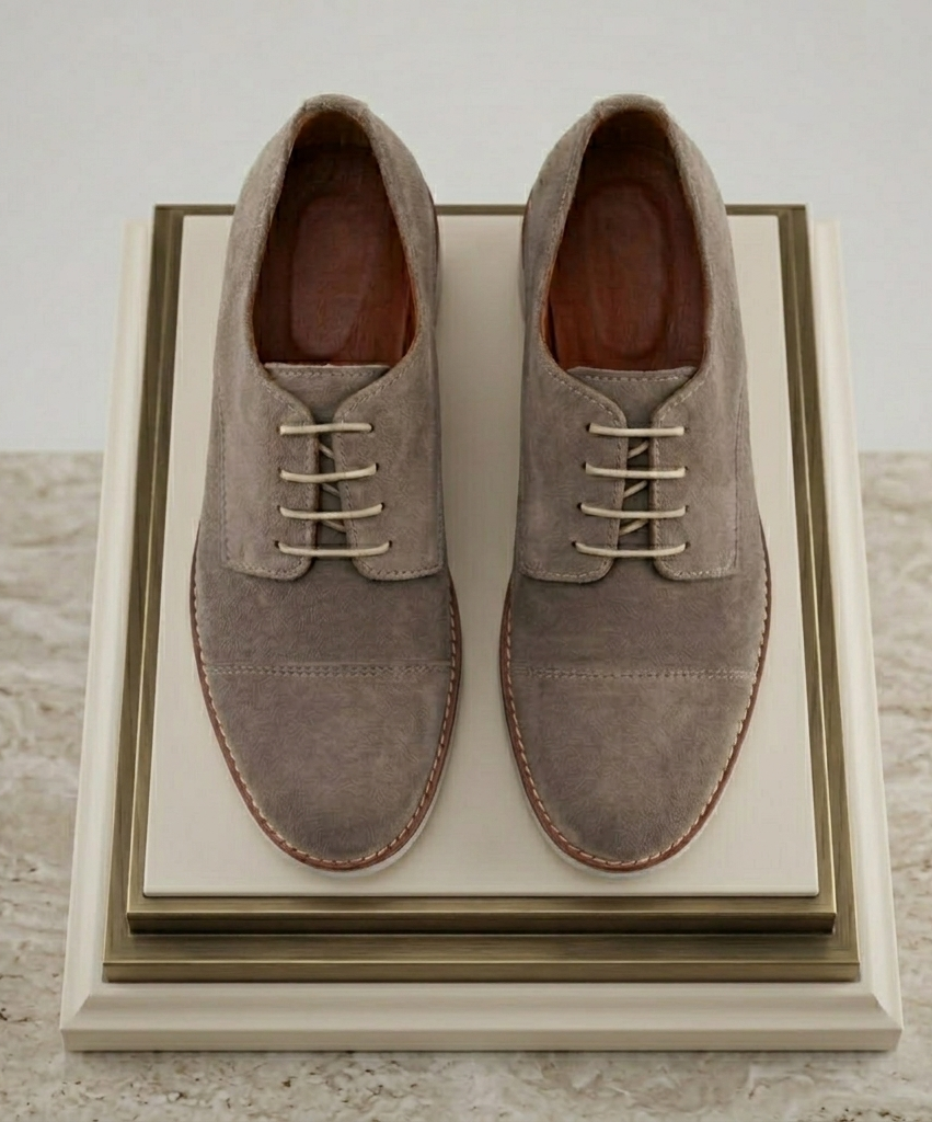 Derbies couleur taupe