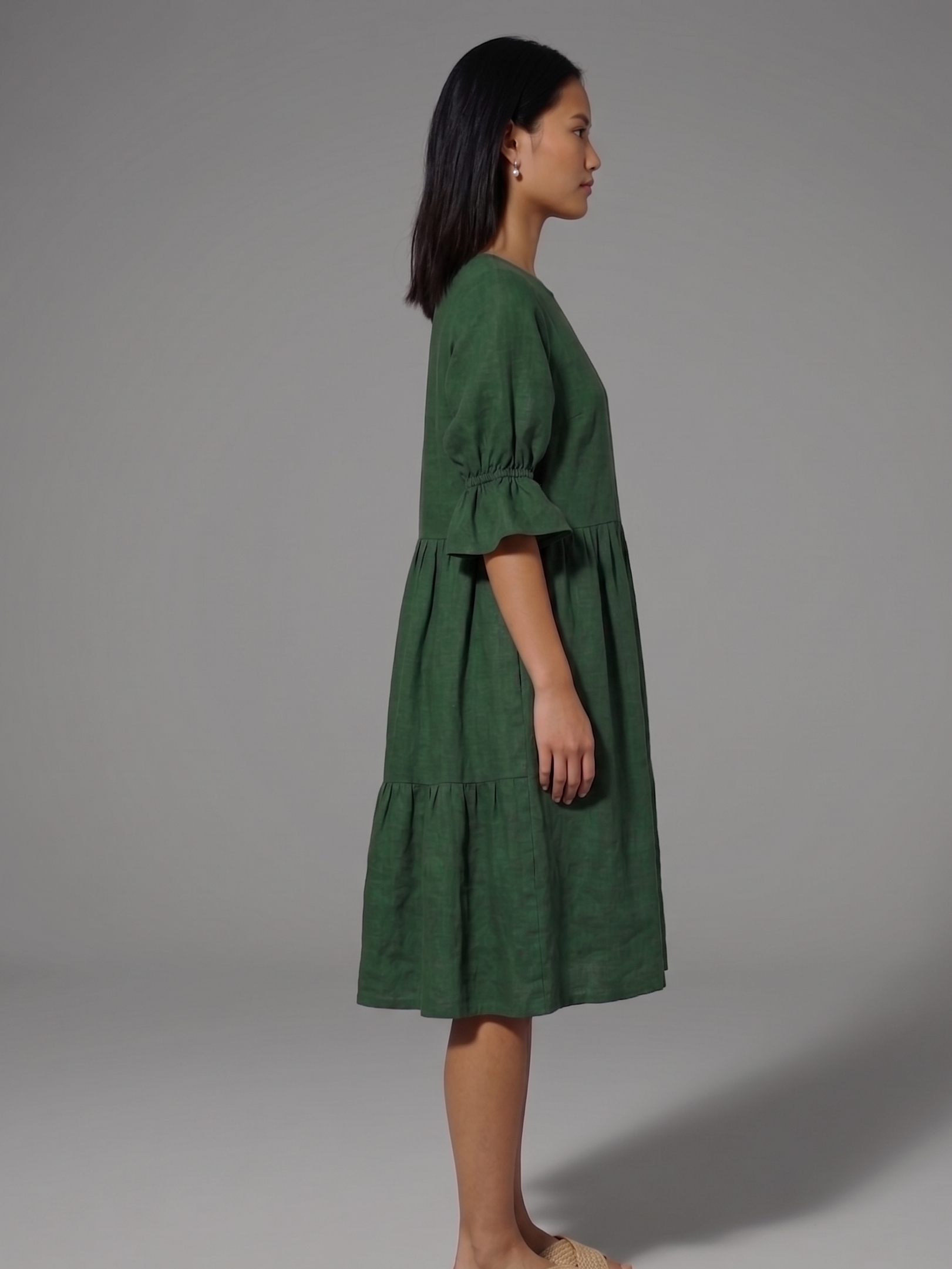Robe midi 100% lin bio Côté
