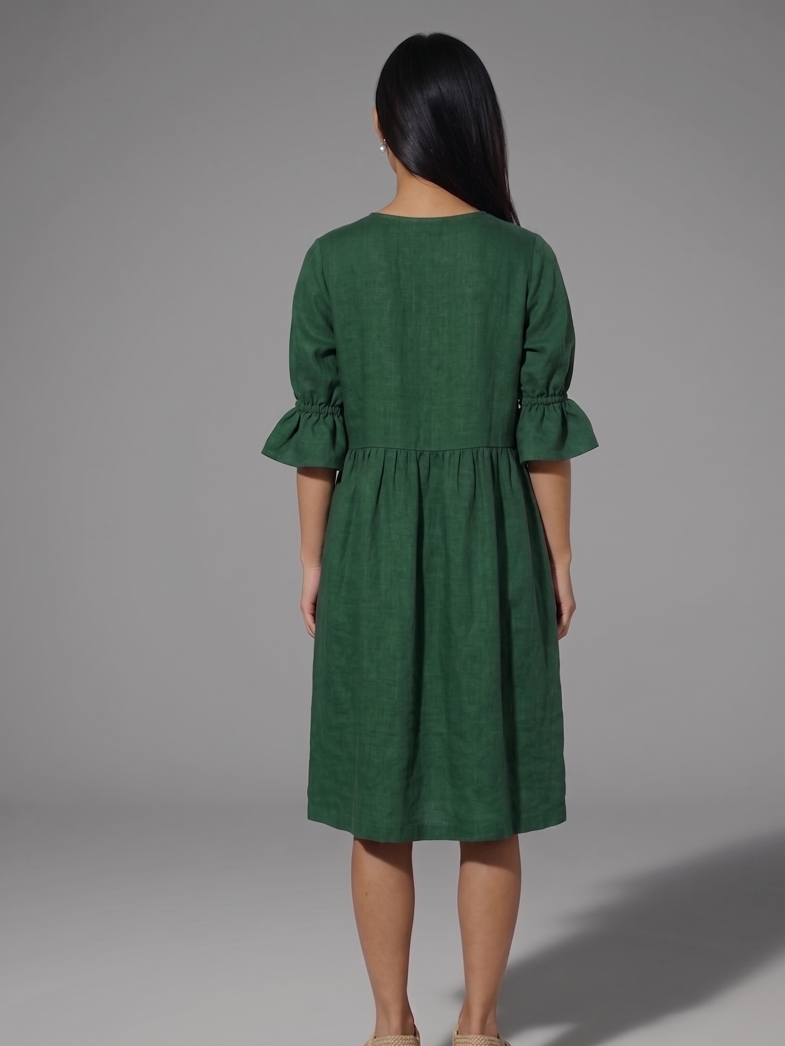 Robe 100% lin bio de Dos