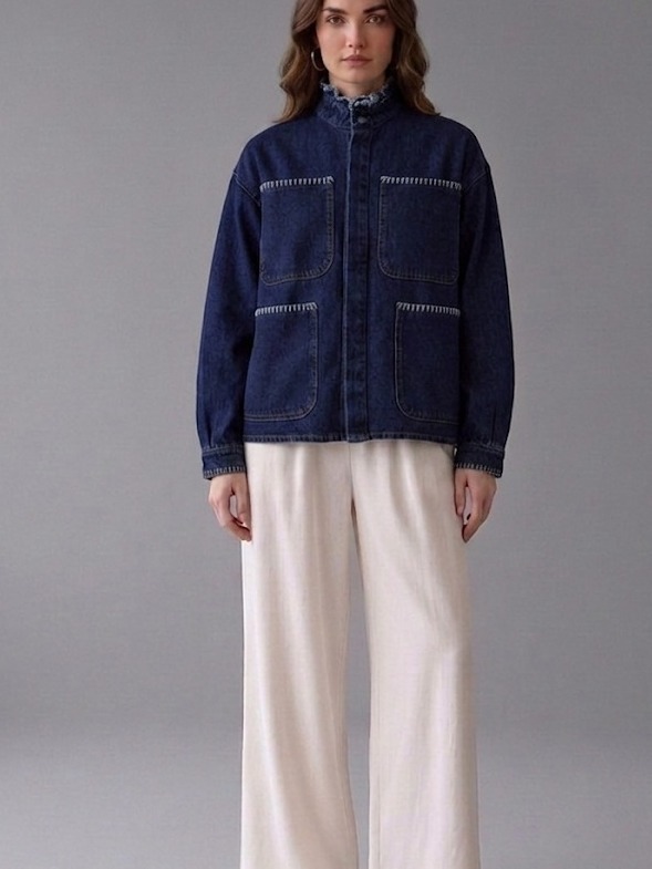 Veste 100% coton denim