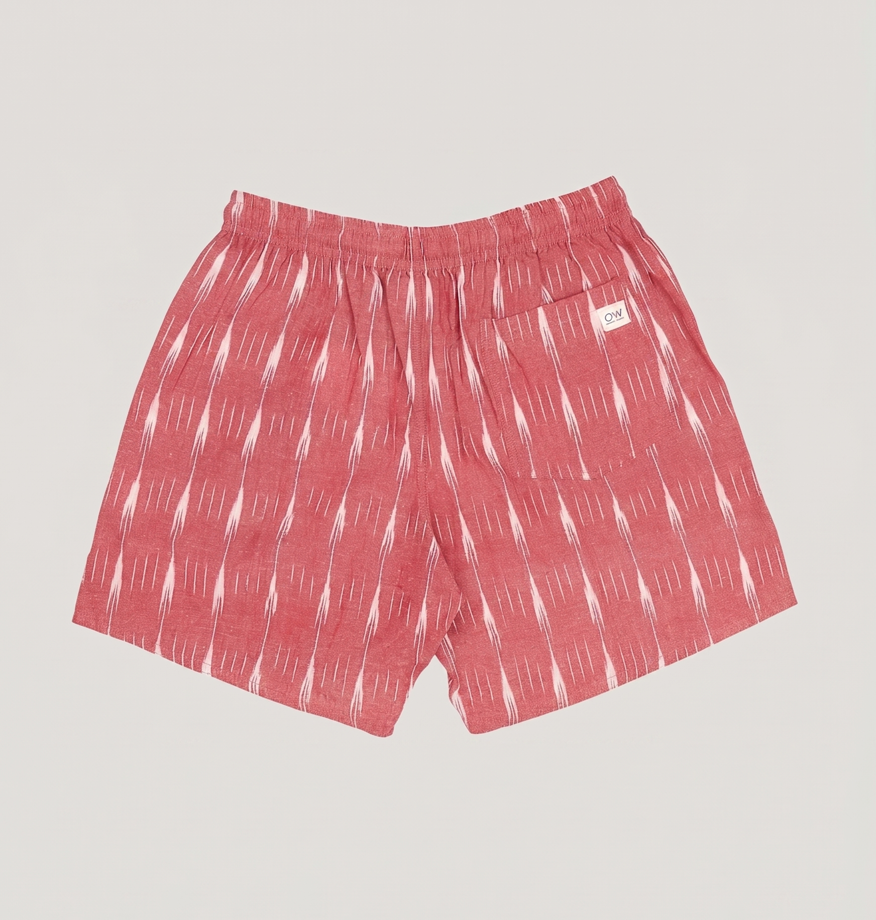 Short rouge 100% coton bio