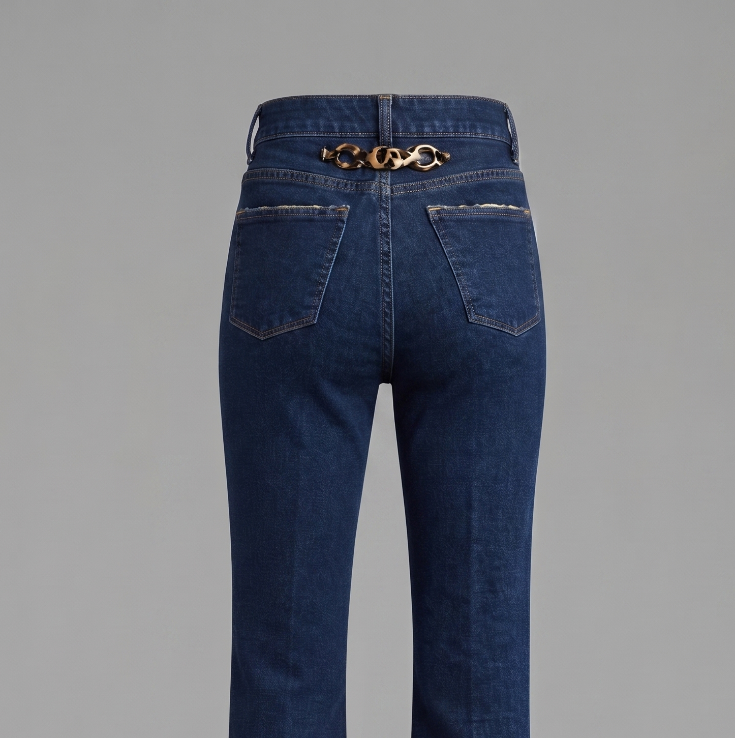 Jean en coton bio et en tencel Derrière