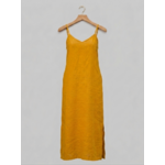 Robe en 100% lin jaune