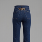 Jean en coton bio et en tencel Derrière