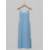 Robe en 100% lin bleu