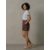 Short 100% lin bio  lie de vin