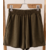 Short 100% laine bio vert kaki sur cintre