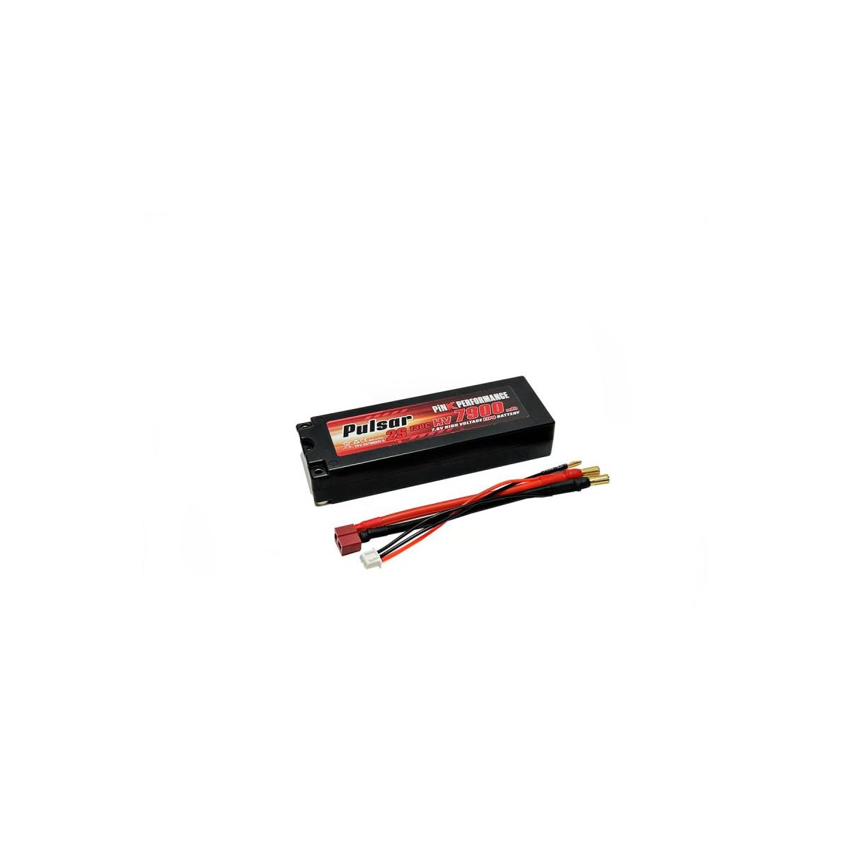 Pink Performance - Pulsar LiPo Hv 2S 7.6V-7900-130C (5mm) 139x47x26mm 318g - PP4-2S7900HV-5