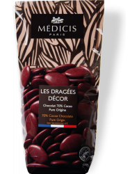 Dragées Décor chocolat 70% Pure Origine prune
