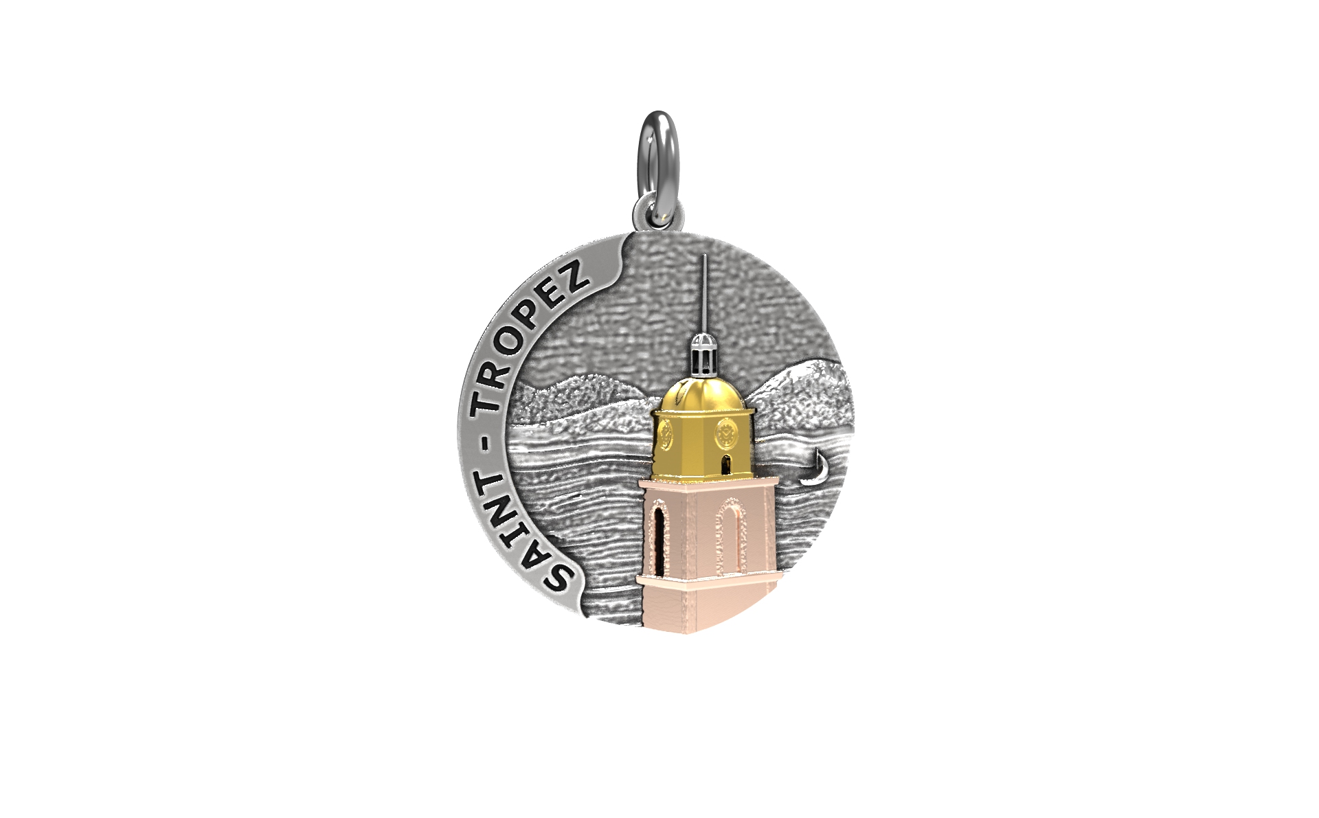 Medaille clocher Saint-Tropez