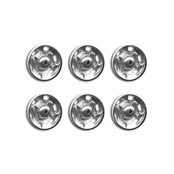 Boutons pressions 11 mm Perle x6