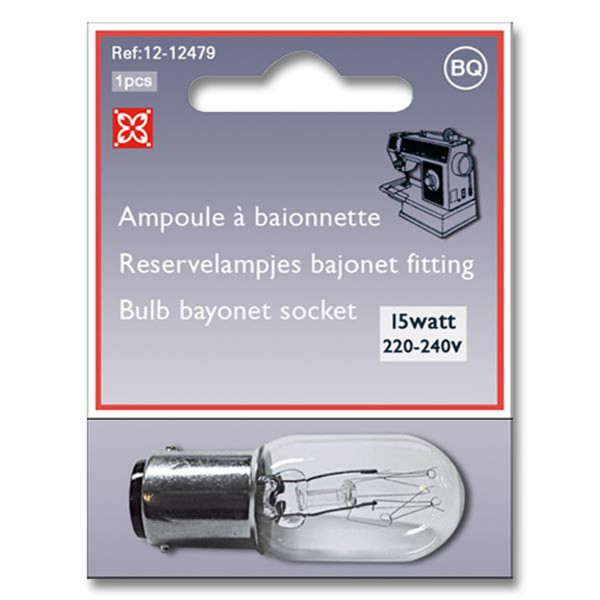 Ampoule pour machine à coudre - Baïonnette