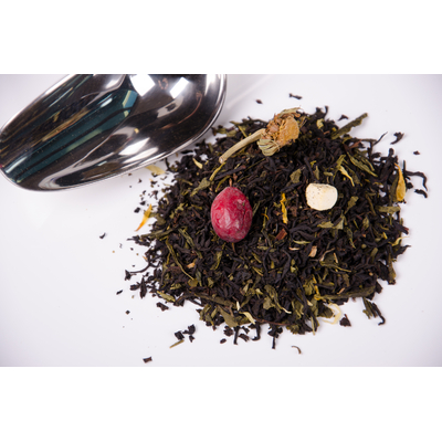 Thé noir en vrac de qualité extra 200g pour infusions - Comprend une boule  d'infusion en acier inoxydable - Arôme et saveur intenses - Végétalien  naturel : : Epicerie