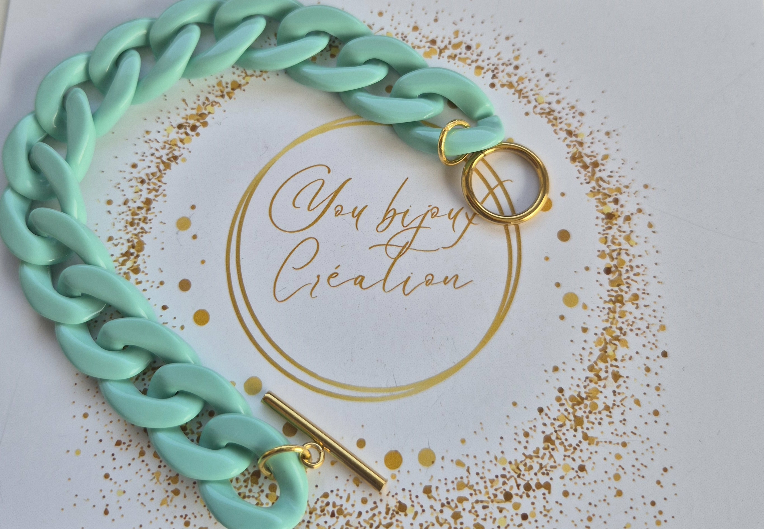bracelet pop turquoise