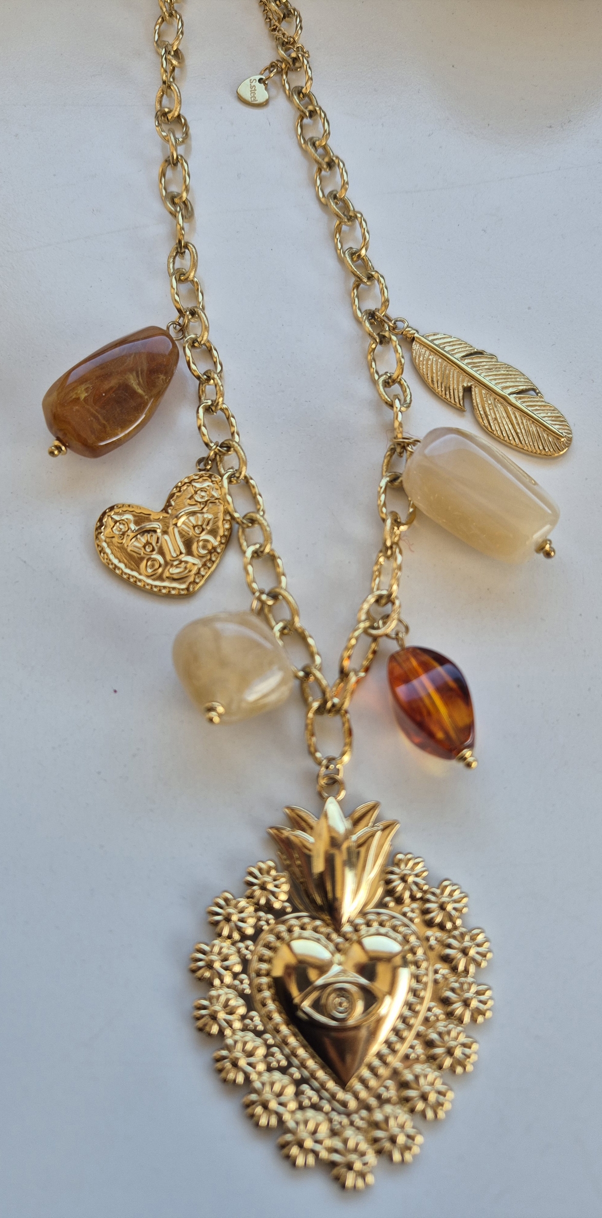 collier breloque bohème