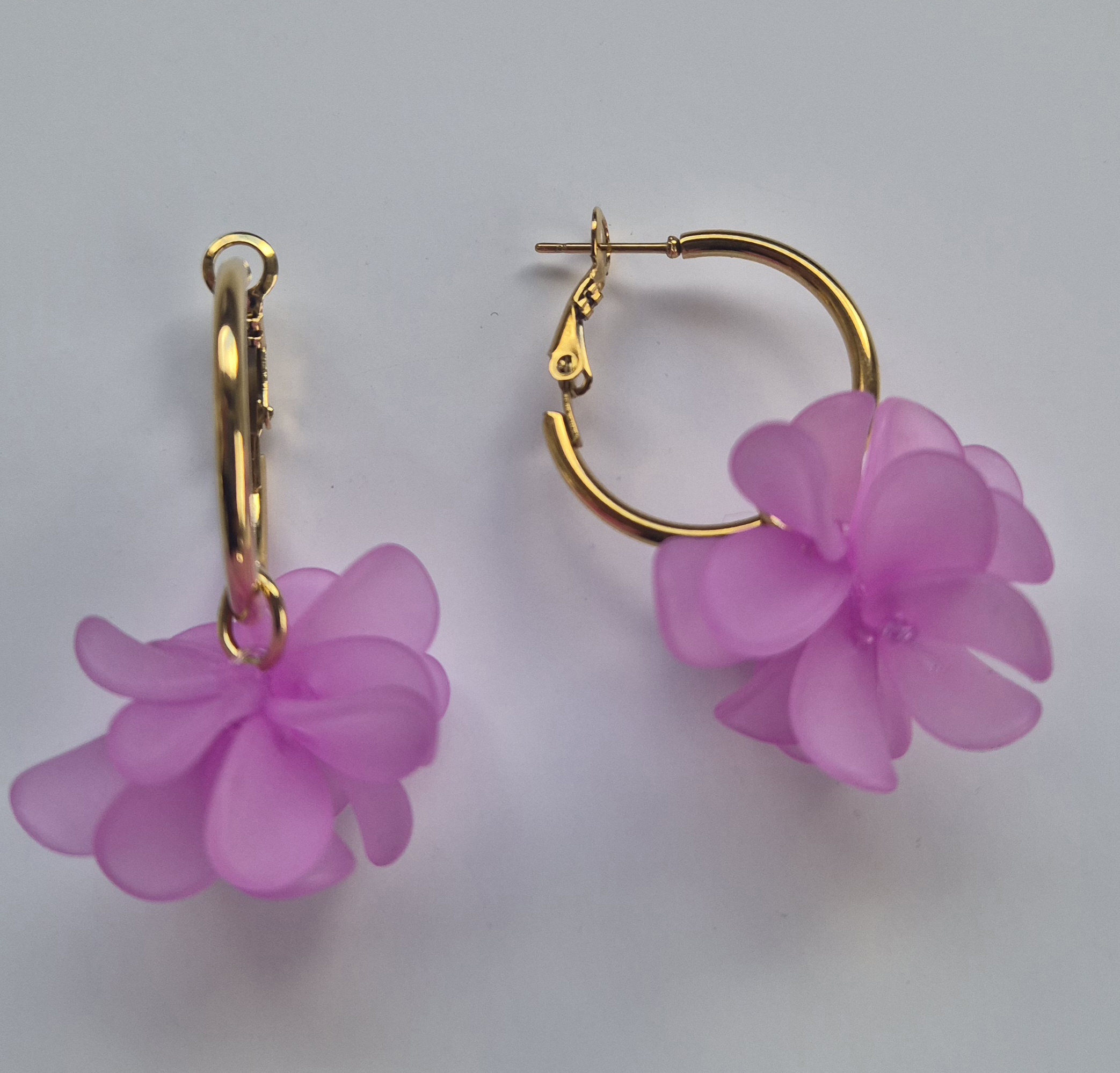 boucles doreilles Violette