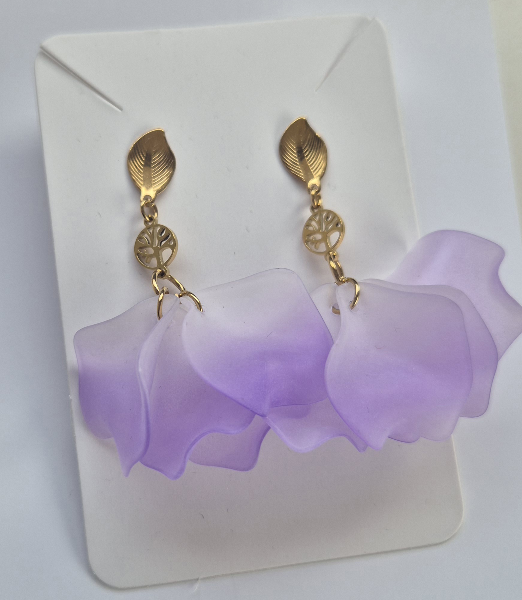 boucles doreilles capucine