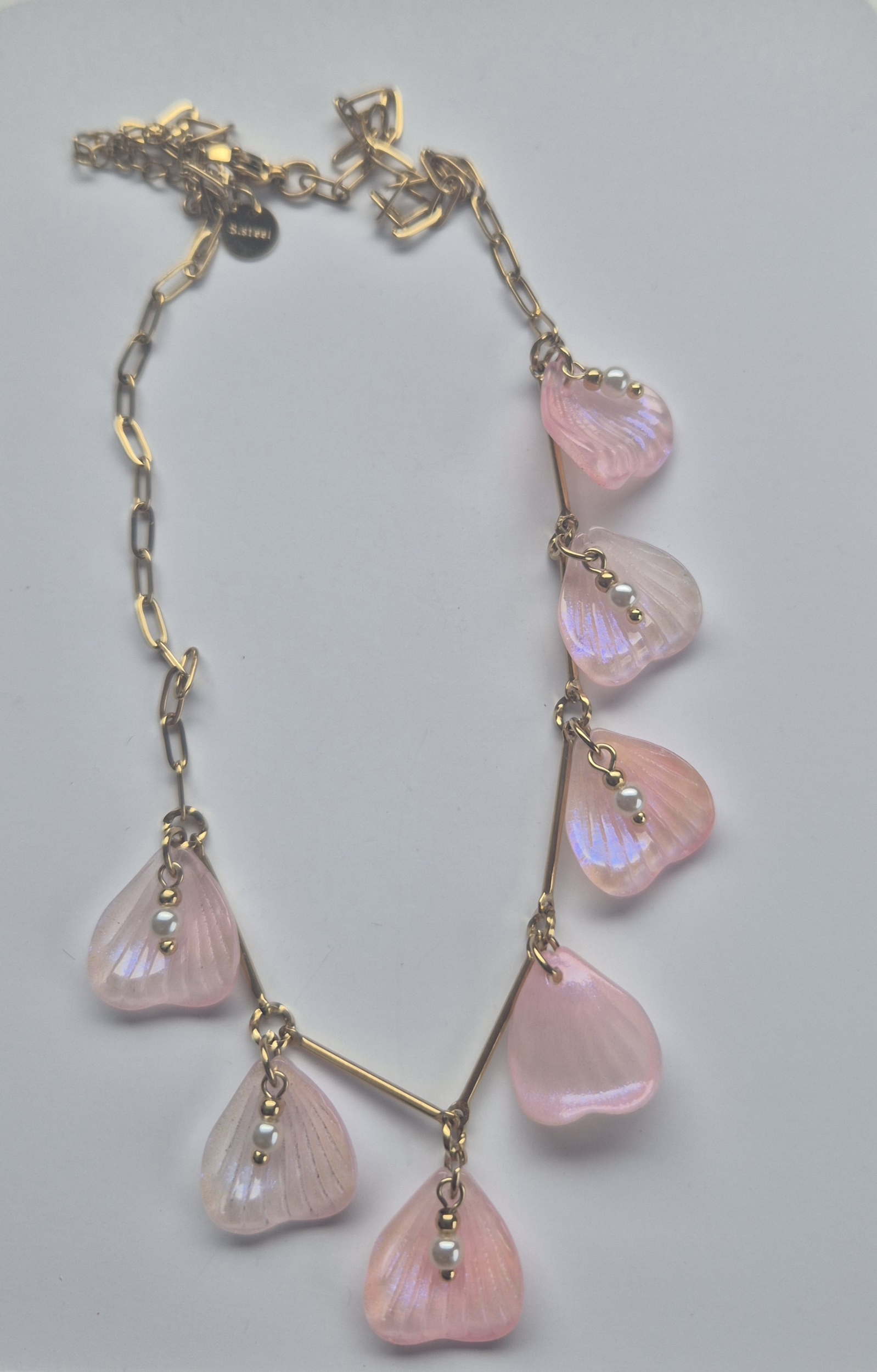 parure pétale rose tendre 2