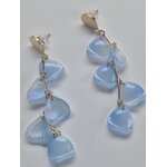 parure pétale bleu