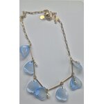parure pétale bleu 2