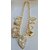 collier breloques coeur perlé