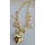 collier breloque multi coeur