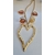 collier coeur ambré