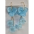 boucles d'oreilles glycine bleue